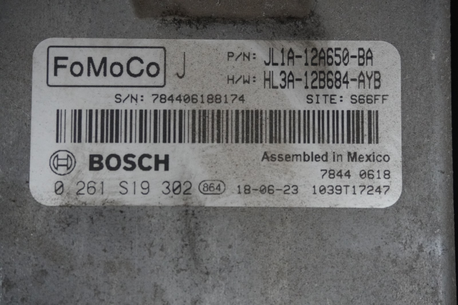 2018 2019 Ford Expedition 3.5L Engine Control Computer Module OEM JL1A12A650BA