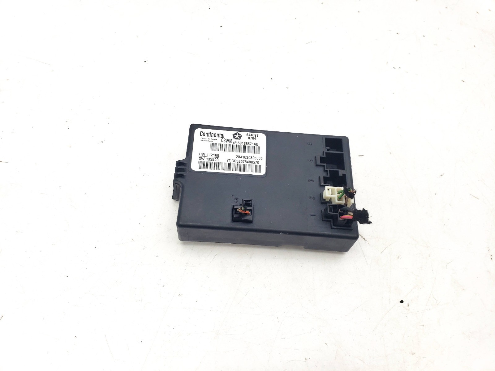 JEEP CHEROKEE KL MK5 FRONT HEATED SEAT CONTROL MODULE 68188671AE 2014