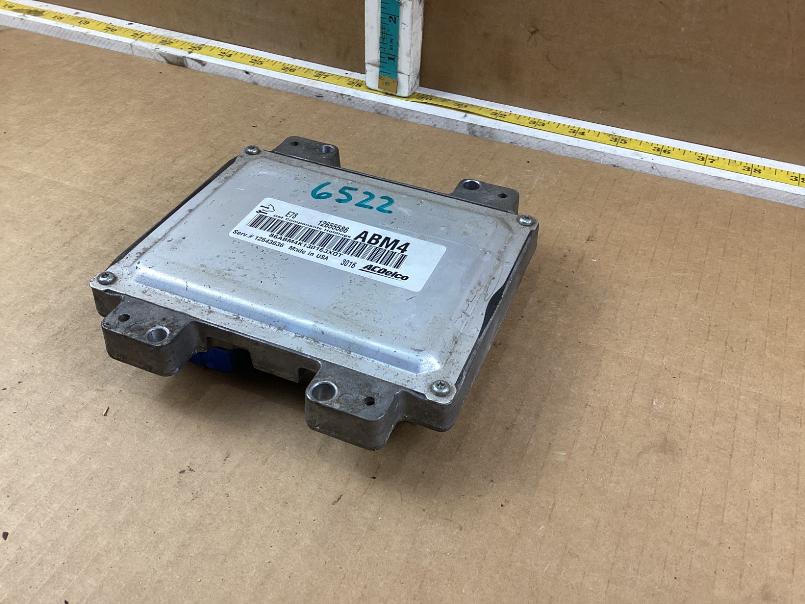 2012-2016 Chevrolet Cruze Engine Computer Control Module ECU ECM 12655586 OEM