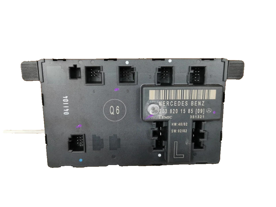 DOOR CONTROL MODULE W203 2038201585 2005 MERCEDES BENZ C CLASS N/S FRONT LEFT