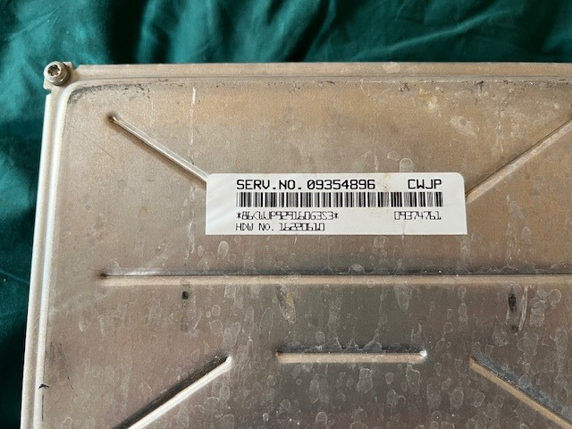 1999-2000 Pontiac Firebird ECM #09354896 programmed for LS1 – 6-speed