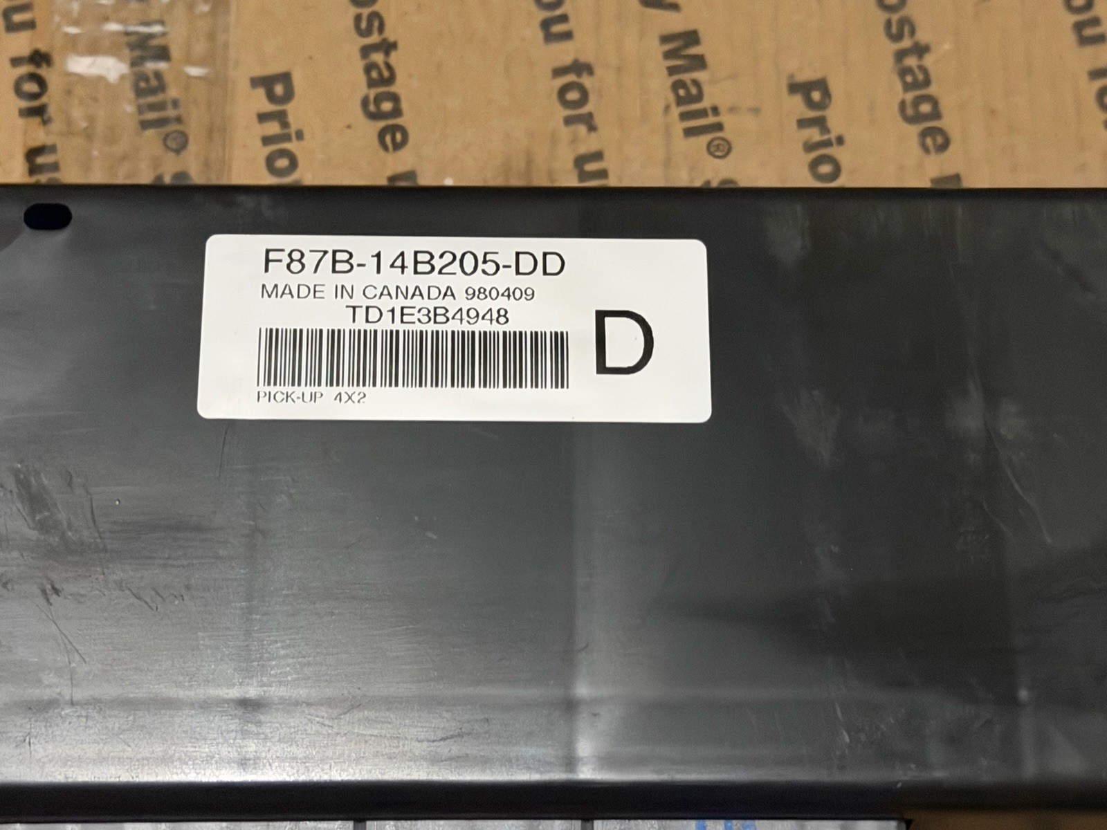 F87B-14B205-DD 1998 Ford Ranger ML MW 4X2 GEM Module BCM