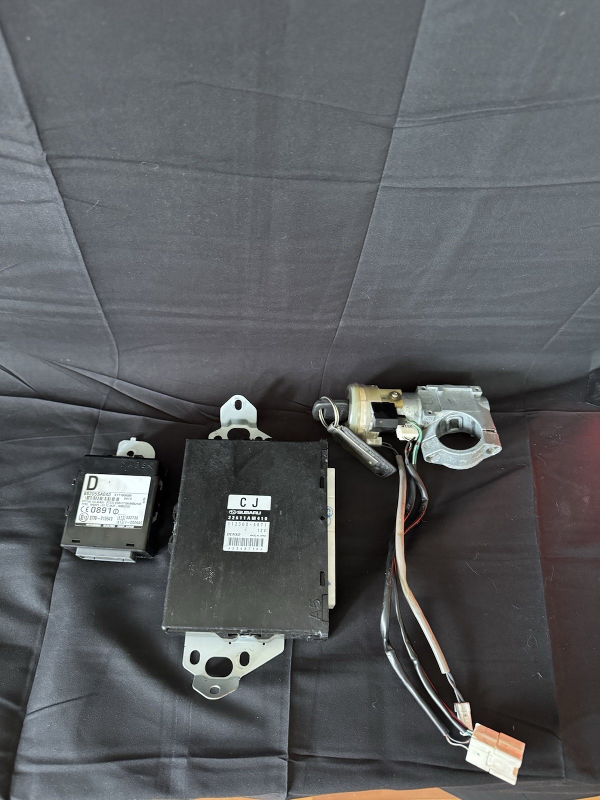 2007 SUBARU WRX STI EJ257 GD7 OEM ENGINE ECU COMPUTER IMMOBILIZER KEY KIT