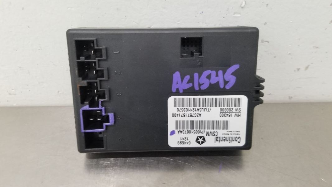 21 JEEP GLADIATOR JT HEATED STEERING WHEEL CONTROL MODULE 68510873AA