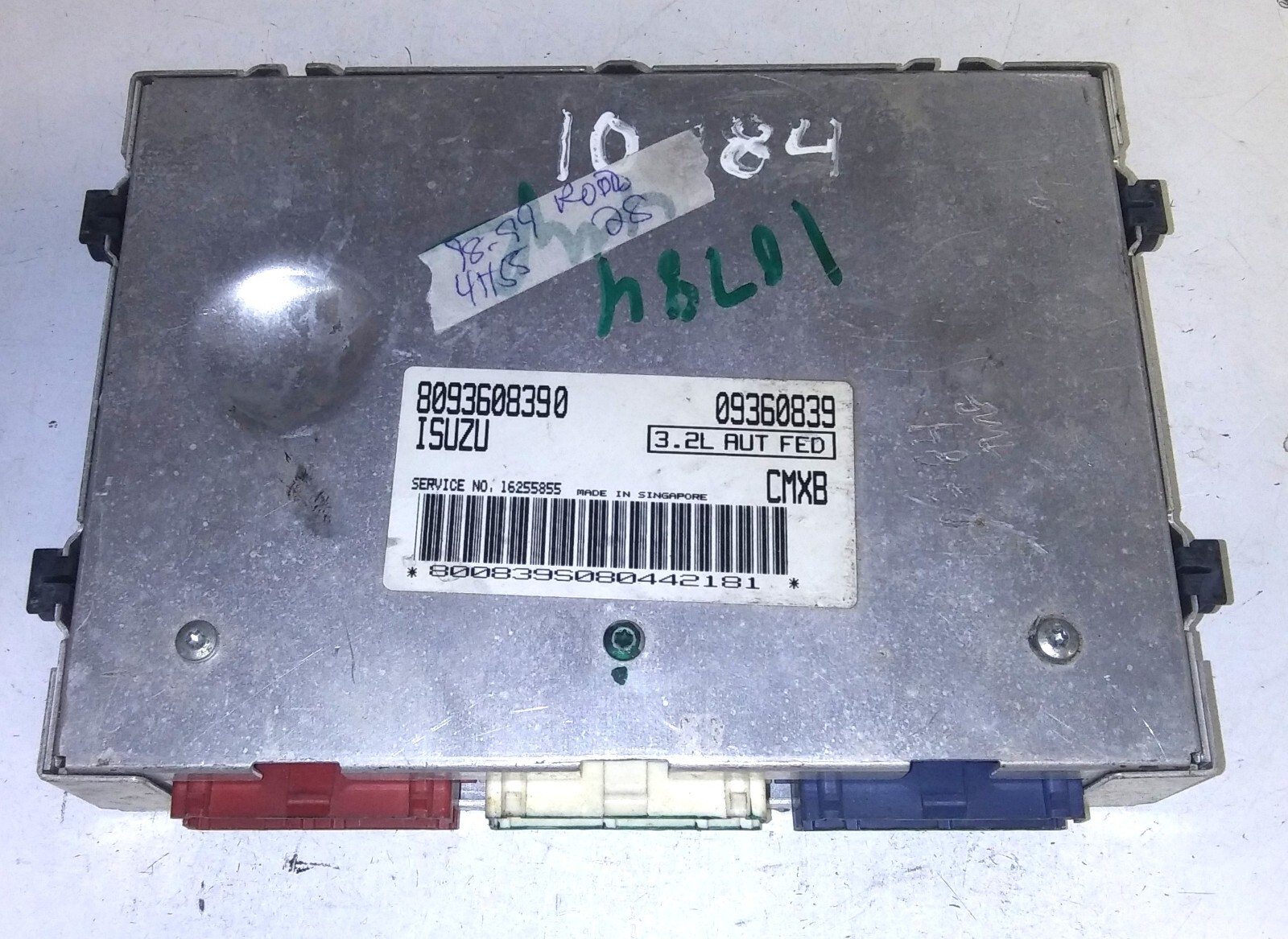 8093608390 ecm ecu computer 1998-1999 Isuzu Rodeo