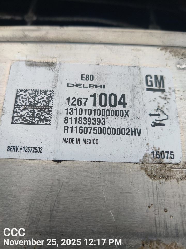 ENGINE CONTROL MODULE OEM 2016 CHEVROLET MALIBUNEW 1YR WRNTY 12672502