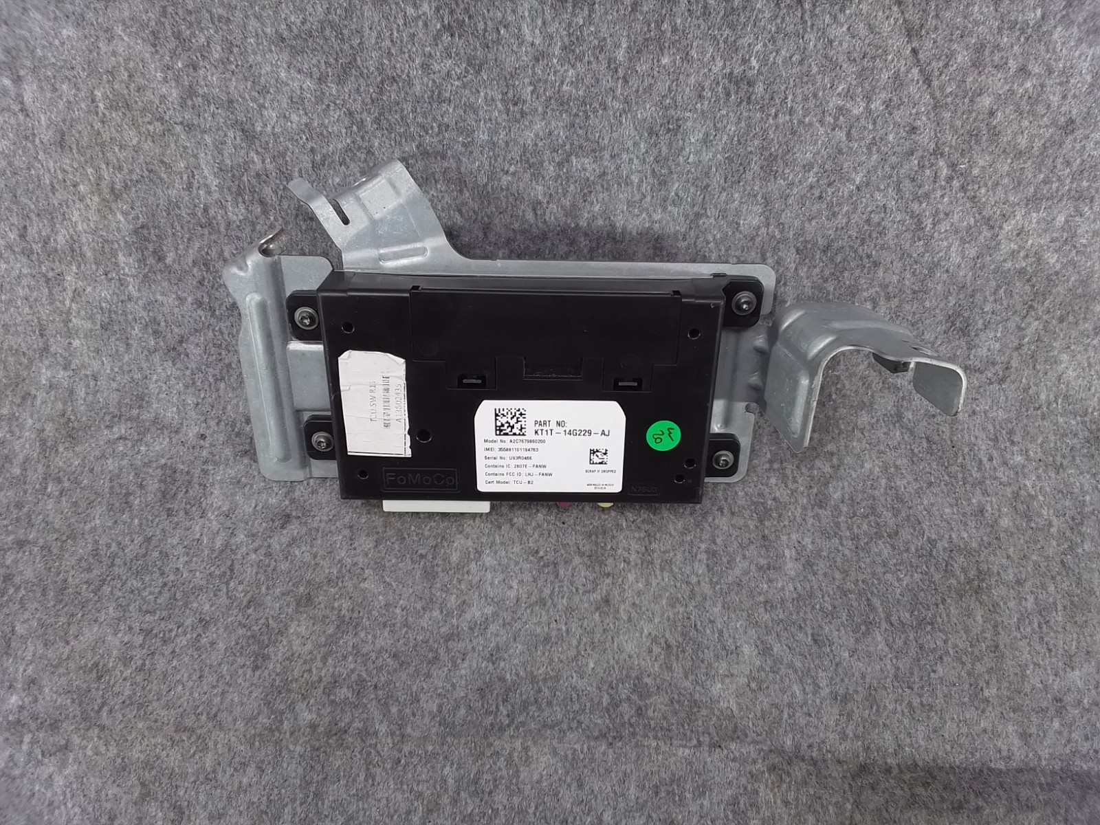 2019-2023 Ford Transit Connect Telematics Control Module Unit OEM KT1T14G229AL