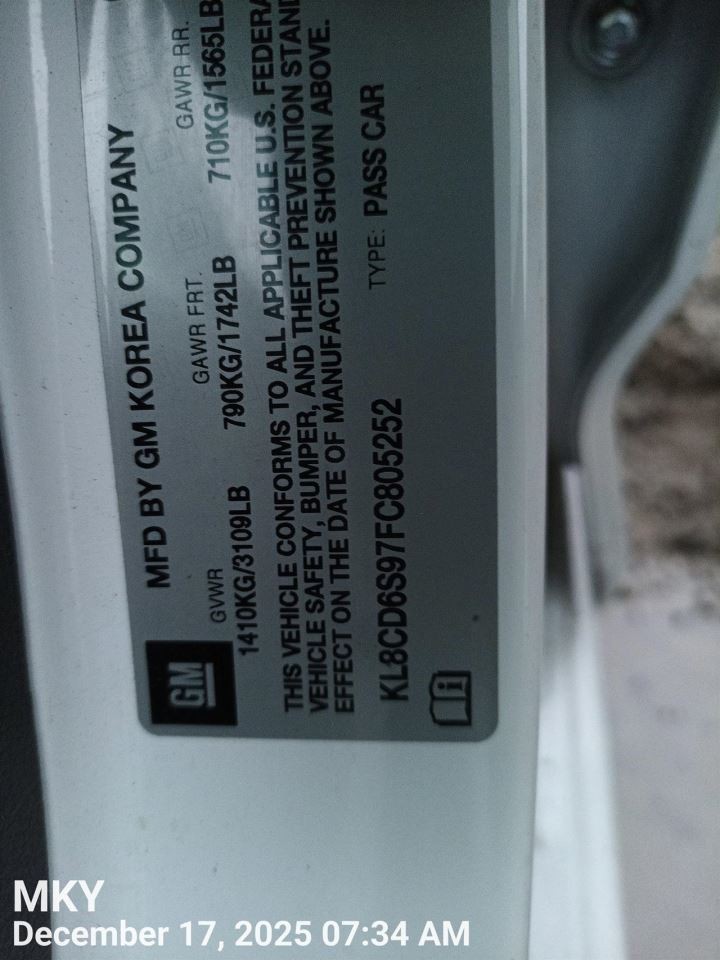 ELECTRONIC CONTROL MODULE OEM 14-15 CHEVROLET SPARK 1YR WRNTY