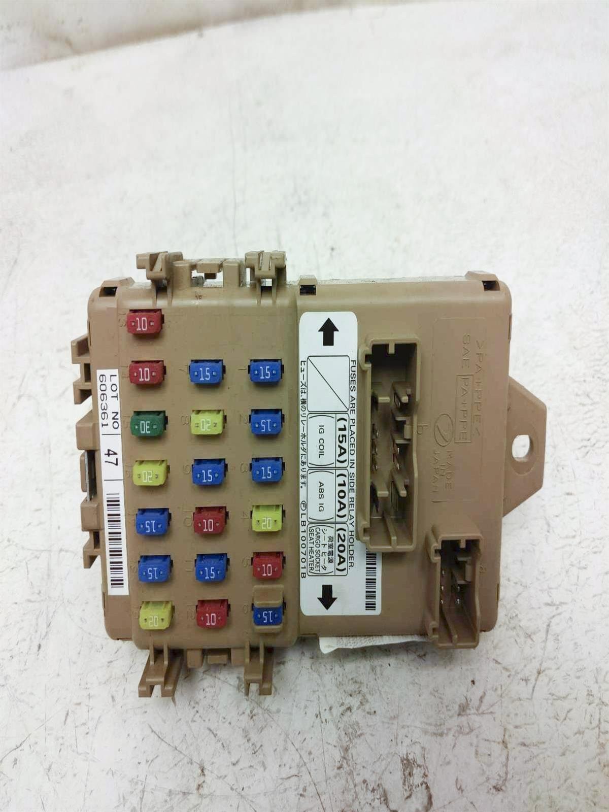Subaru Impreza 2002-2007 Cabin Room Fuse Box Inside Fuse Box 82201Fe001