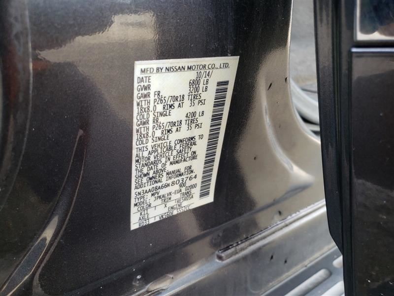 QX56 2006 Chassis ECM 616634