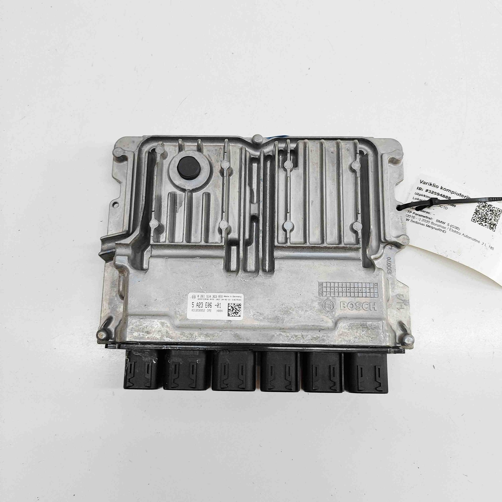 BMW 5 G30 Engine Control Unit 5A23E06 2.0 Gasoline / Electric 185 kW 32594888