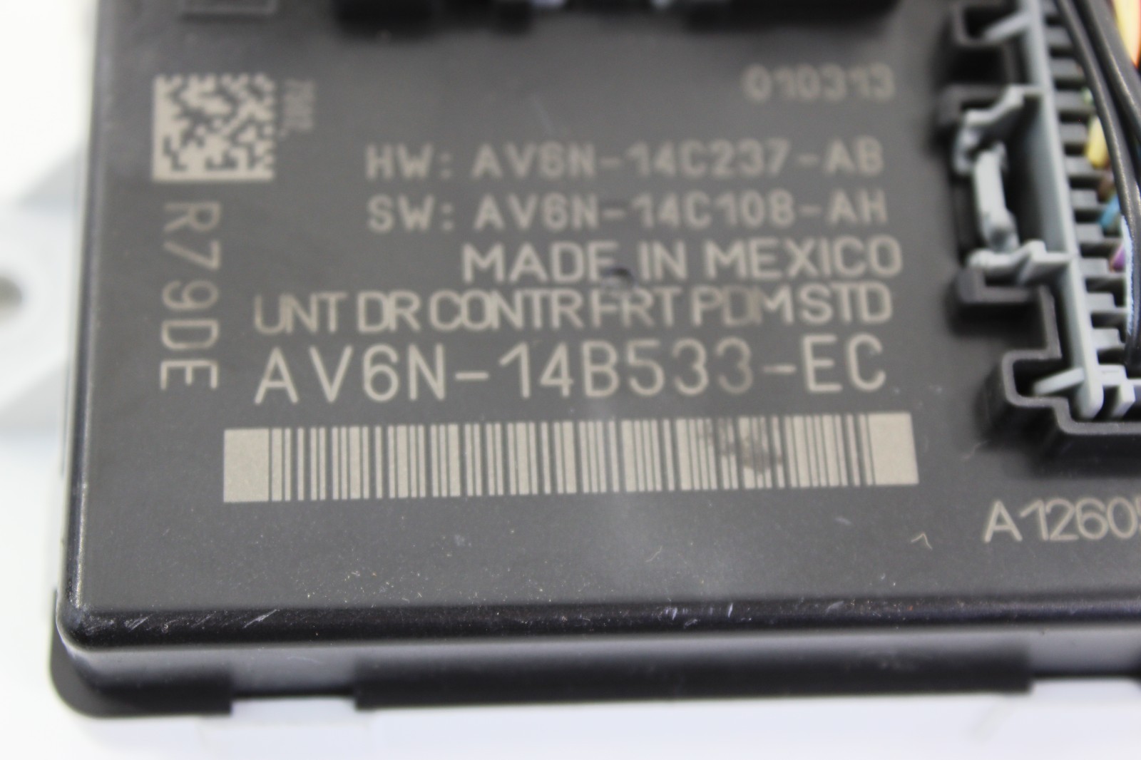 2013 Ford C-MAX Hybrid Front Passenger Door Control Module OEM AV6N-14B533-EC