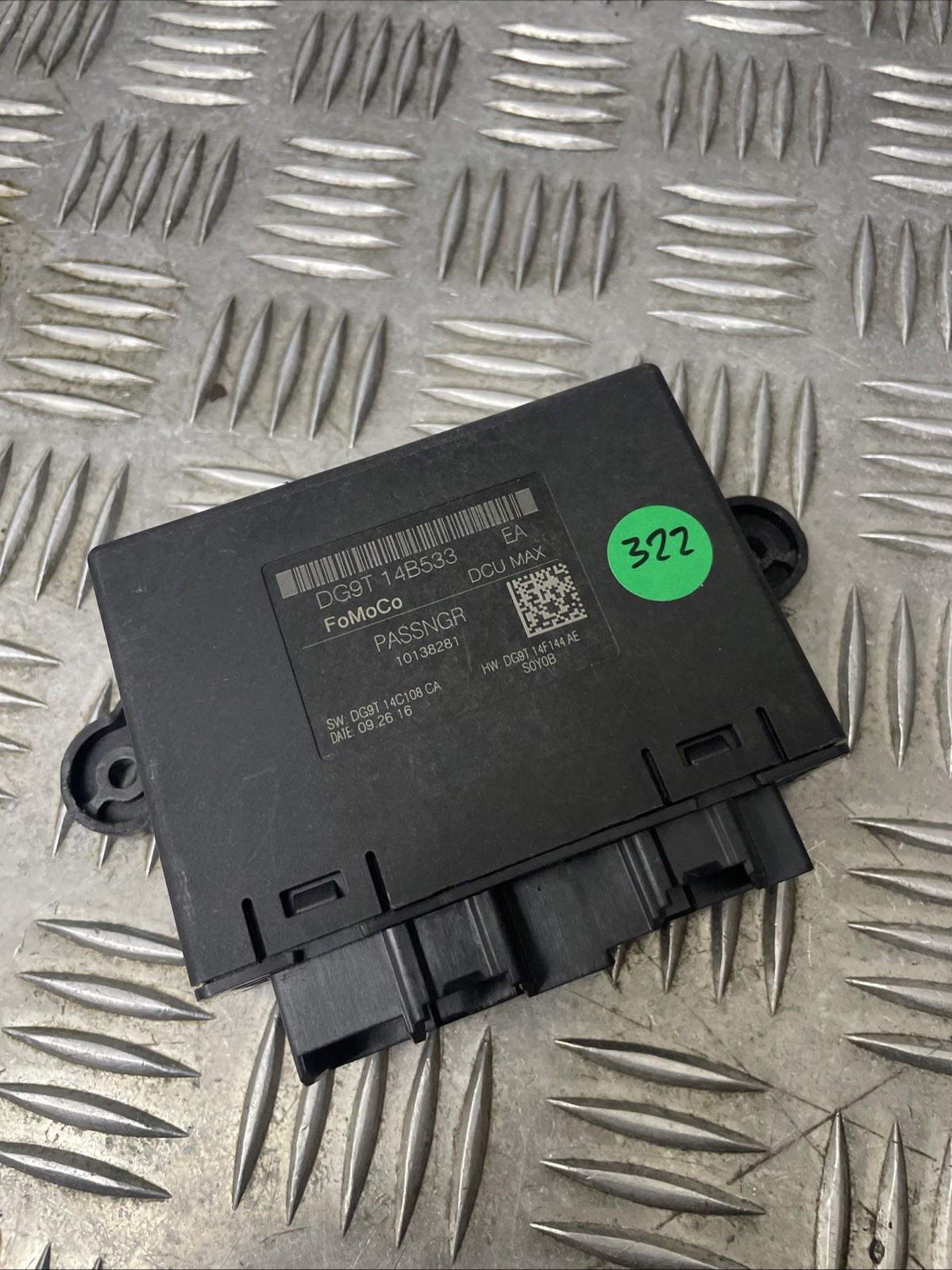 FORD MONDEO MK5 DOOR CONTROL MODULE FRONT LEFT SIDE 2017 DG9T-14B533-EA