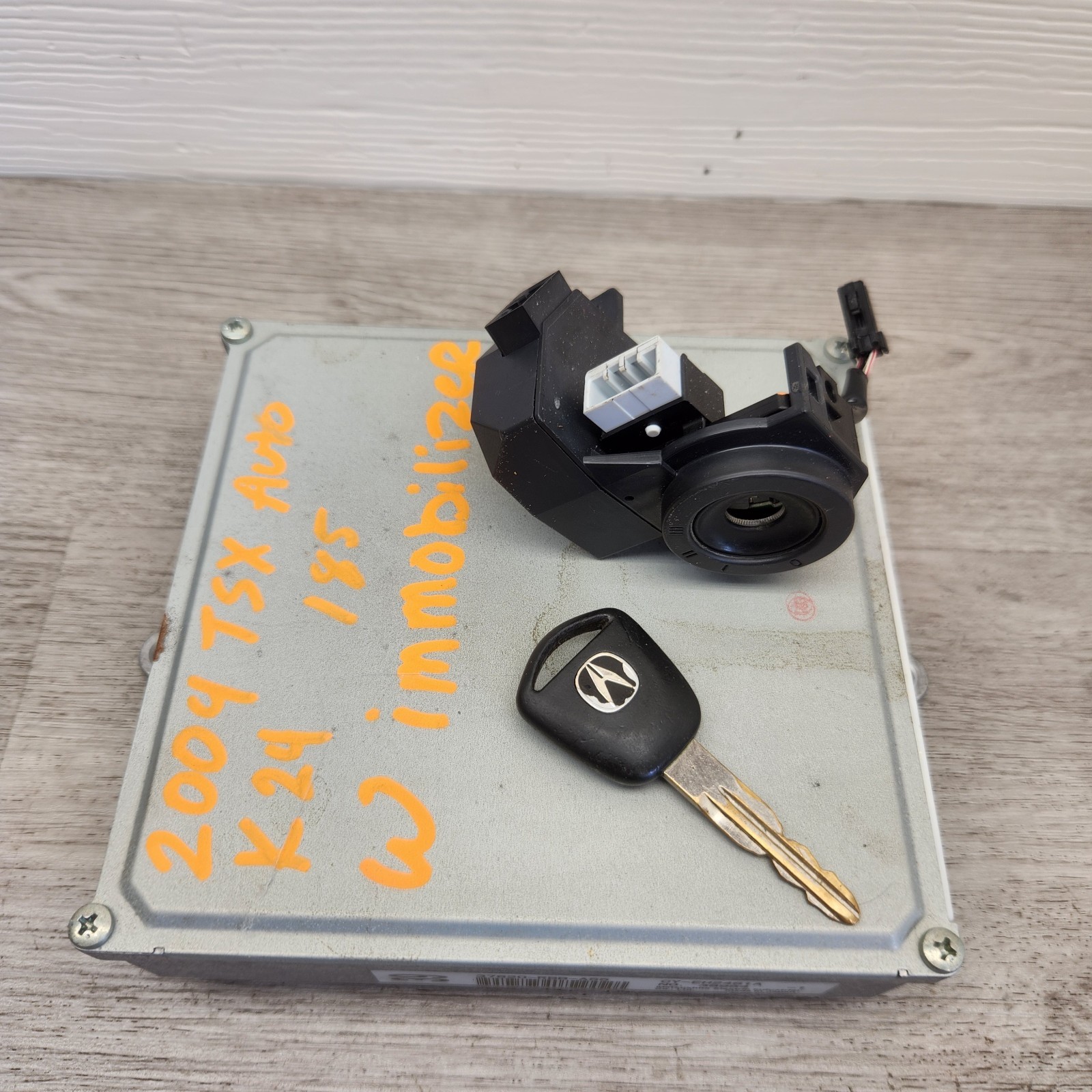 2004 04 Acura TSX AT ECU Engine Computer + Immobilizer /Key 37820-RBB-A55 Tested