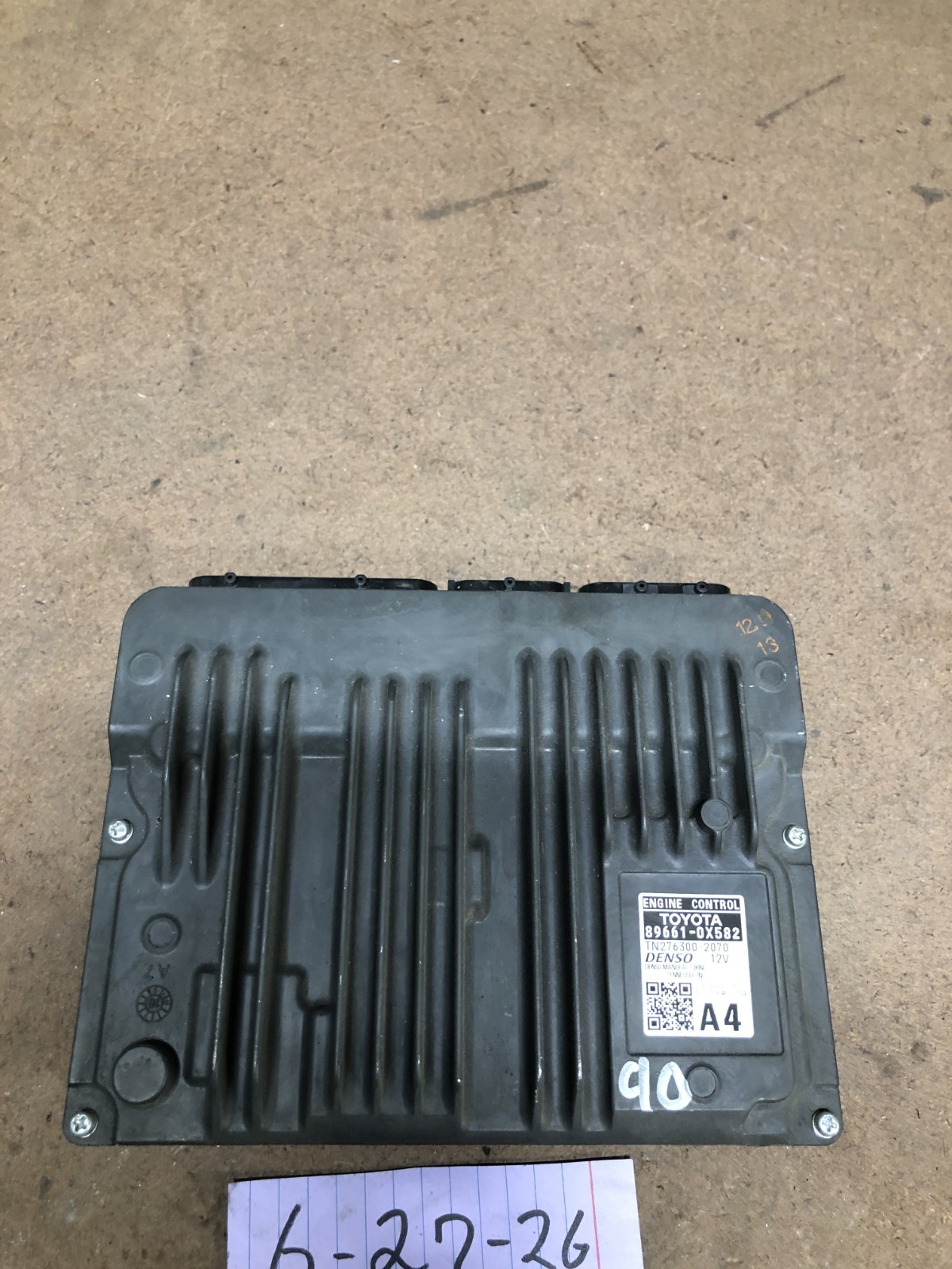 2018 2019 2020 Toyota Camry Engine Computer Control Module ECM OEM 89661-0X582