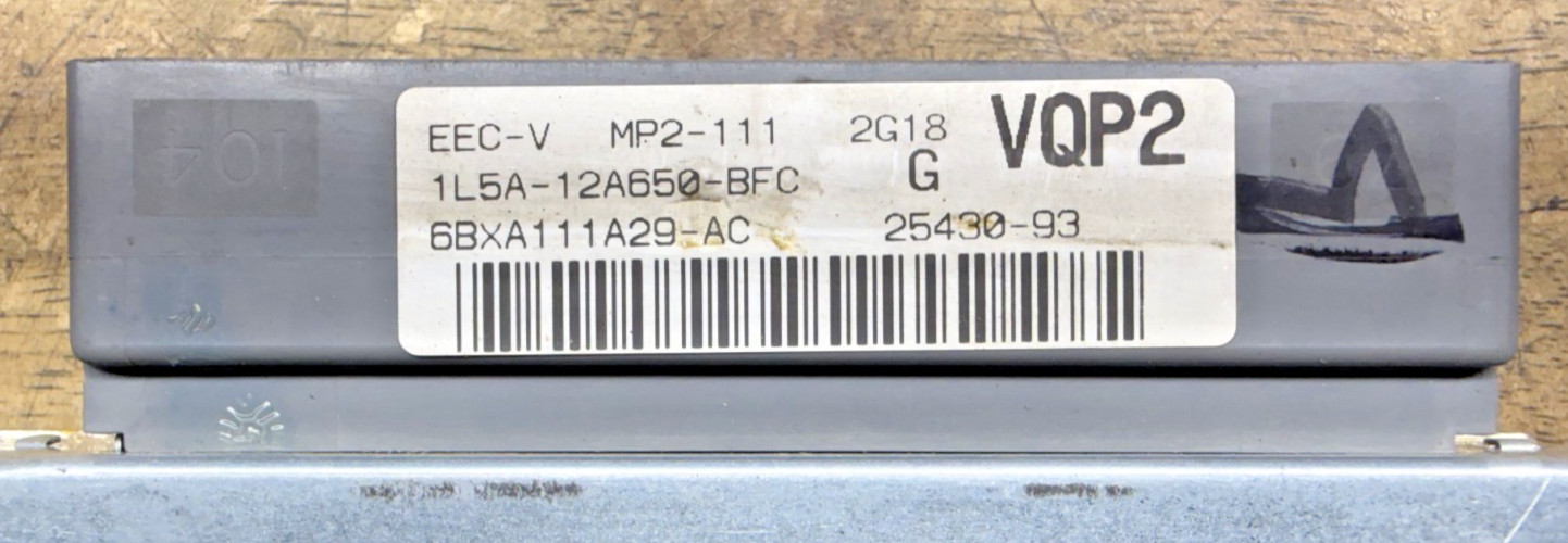 2001-03 Ford ECM Ranger 4.0L PCM Engine Computer Module ECU 1L5A-12A650-BFC VQP2