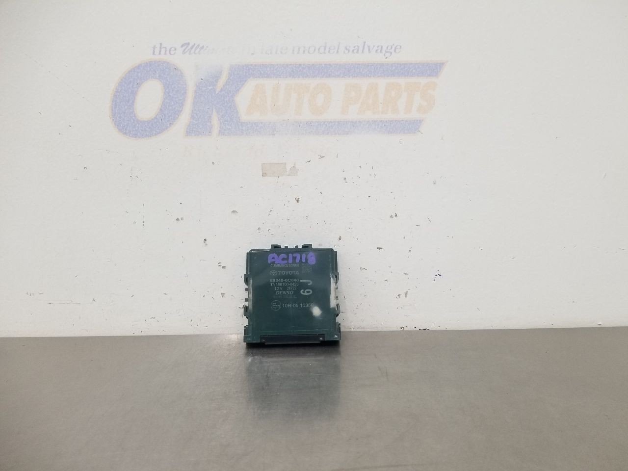 23 TOYOTA TUNDRA DRIVER PARK ASSIST MODULE 893400C040