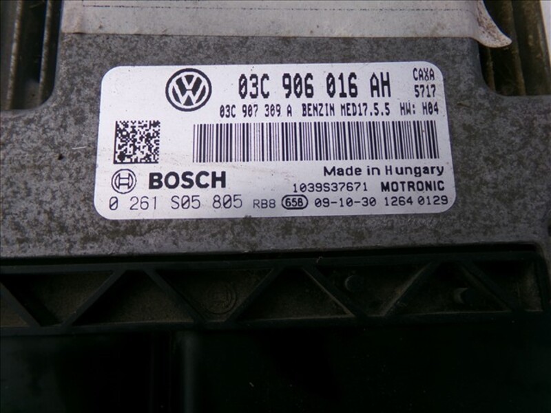 0261S05805 ecu engine control unit VOLKSWAGEN SCIROCCO 1.4 TSI 2008-2014 109217
