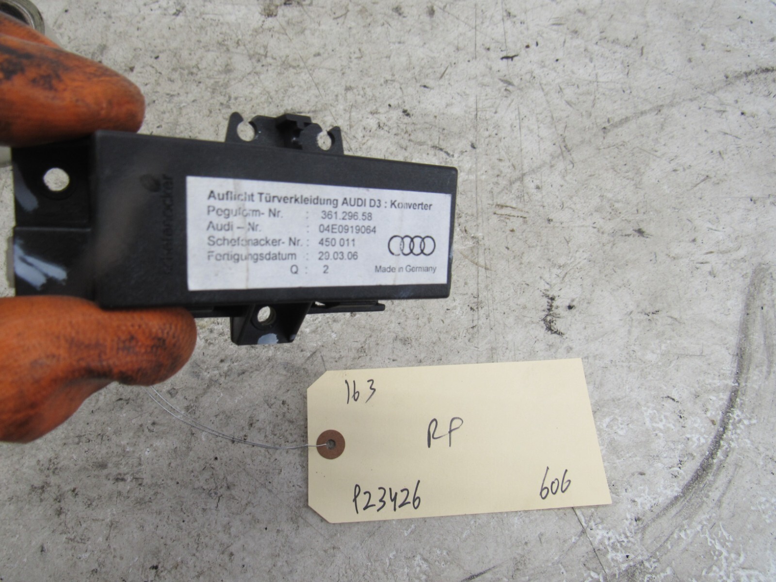 Door Control Module A8 2004 2010 Right Passenger Front Interior Light Computer