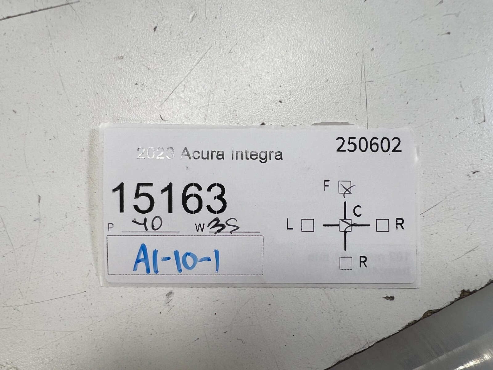 2023-2025 ACURA INTEGRA USB CHARGER FRONT CONSOLE DUAL PORT OEM