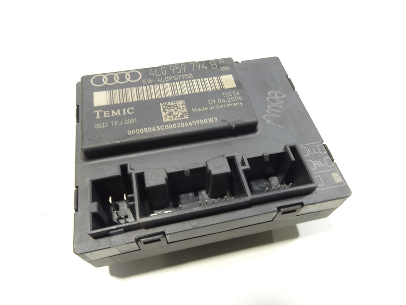 COMPUTER CENTRAL LOCKING Audi Q7 (4LB) SUV 3.0 TDI V6 24V (BUG) 4L0959794B