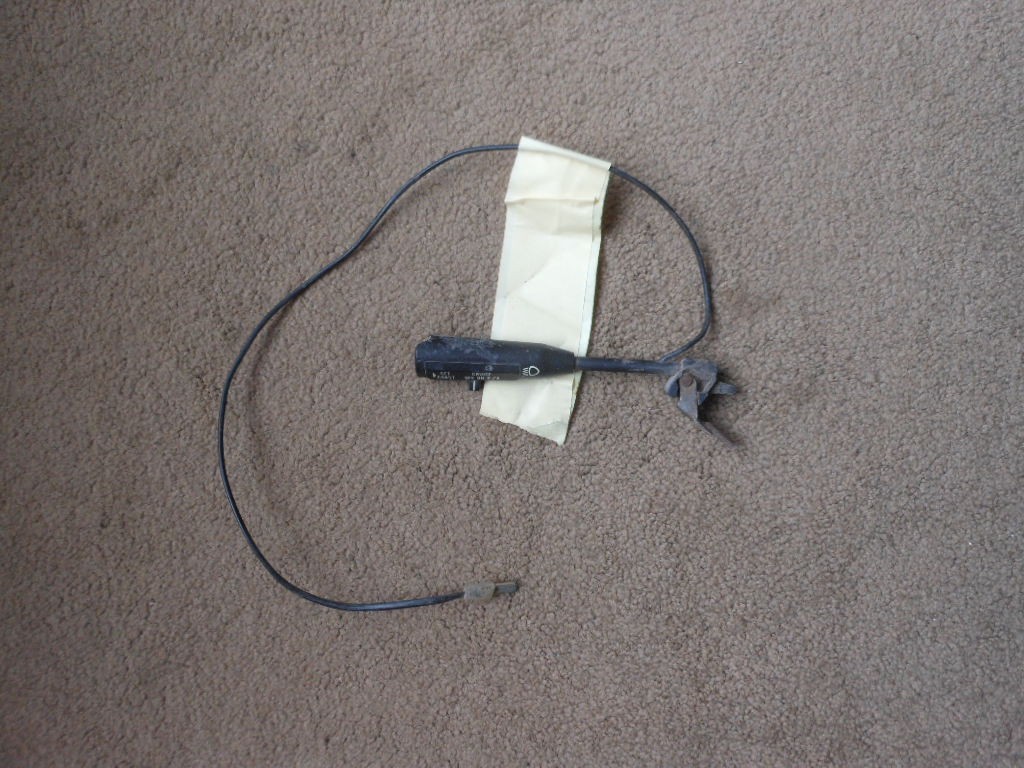 Vintage GM cruise control headlight bright/ dim switch arm unknown origin