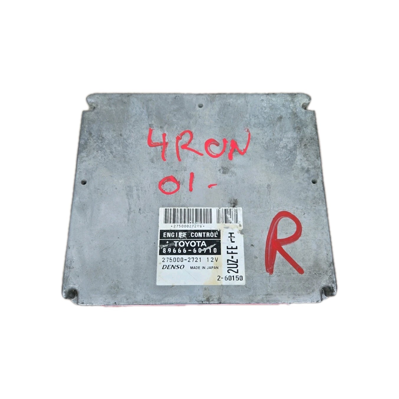 01-02 TOYOTA LAND CRUISER LX470 89666-60710 ENGINE CONTROL MODULE ECU ECM 2UZ-FE