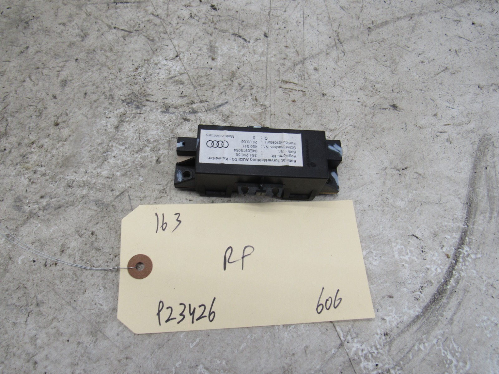 Door Control Module A8 2004 2010 Right Passenger Front Interior Light Computer