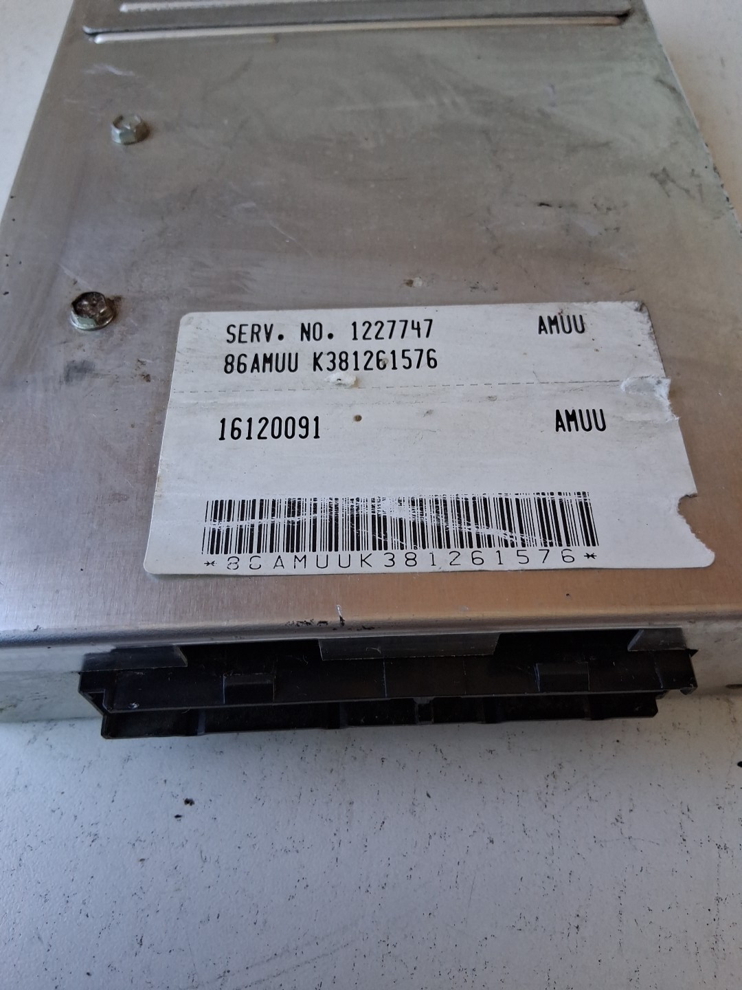 1227747 Chevy Engine Computer Program for a 1989 5.7 L 350 ci w Manual Trans
