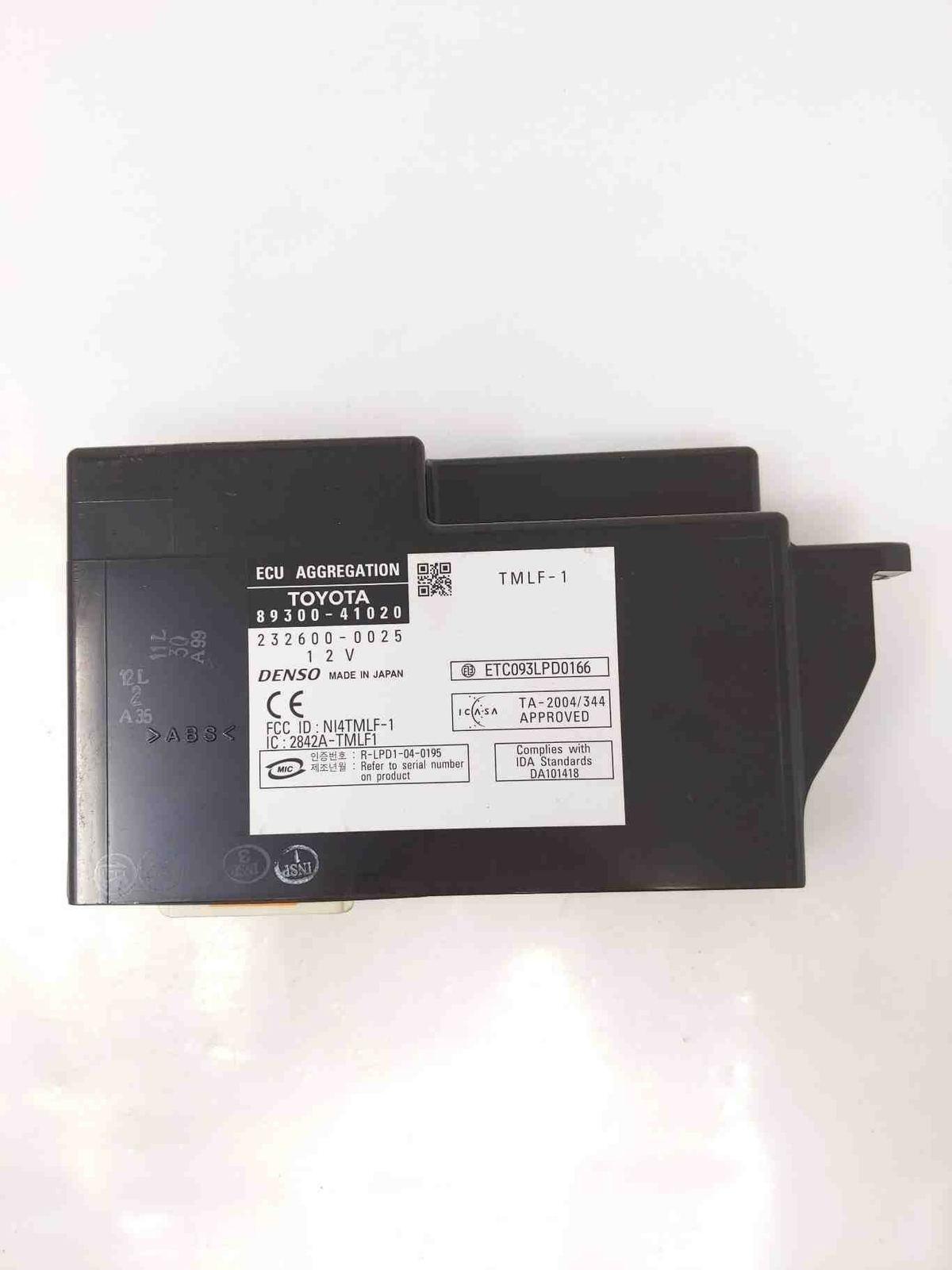 2007 TOYOTA AVALON NETWORK GATEWAY COMPUTER CONTROL MODULE 89300-41020