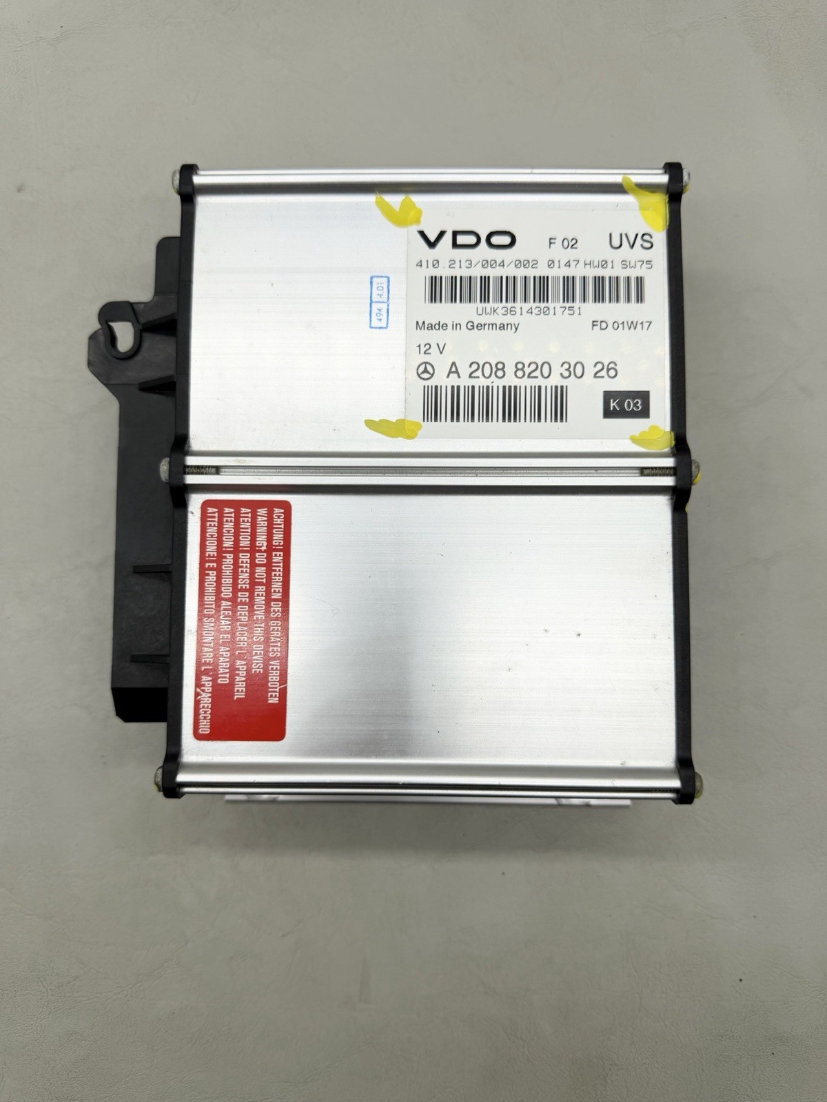 97-03 Mercedes W208 CLK320 CLK430 Convertible Roof Top Control Module Unit OEM