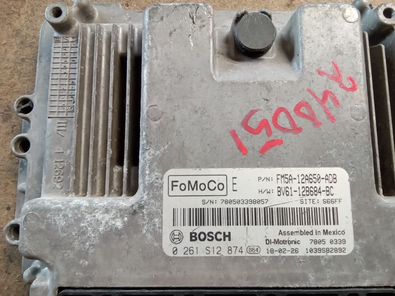 Engine ECM Electronic Control Module Gasoline 2.0L Fits 13-18 FOCUS 492014