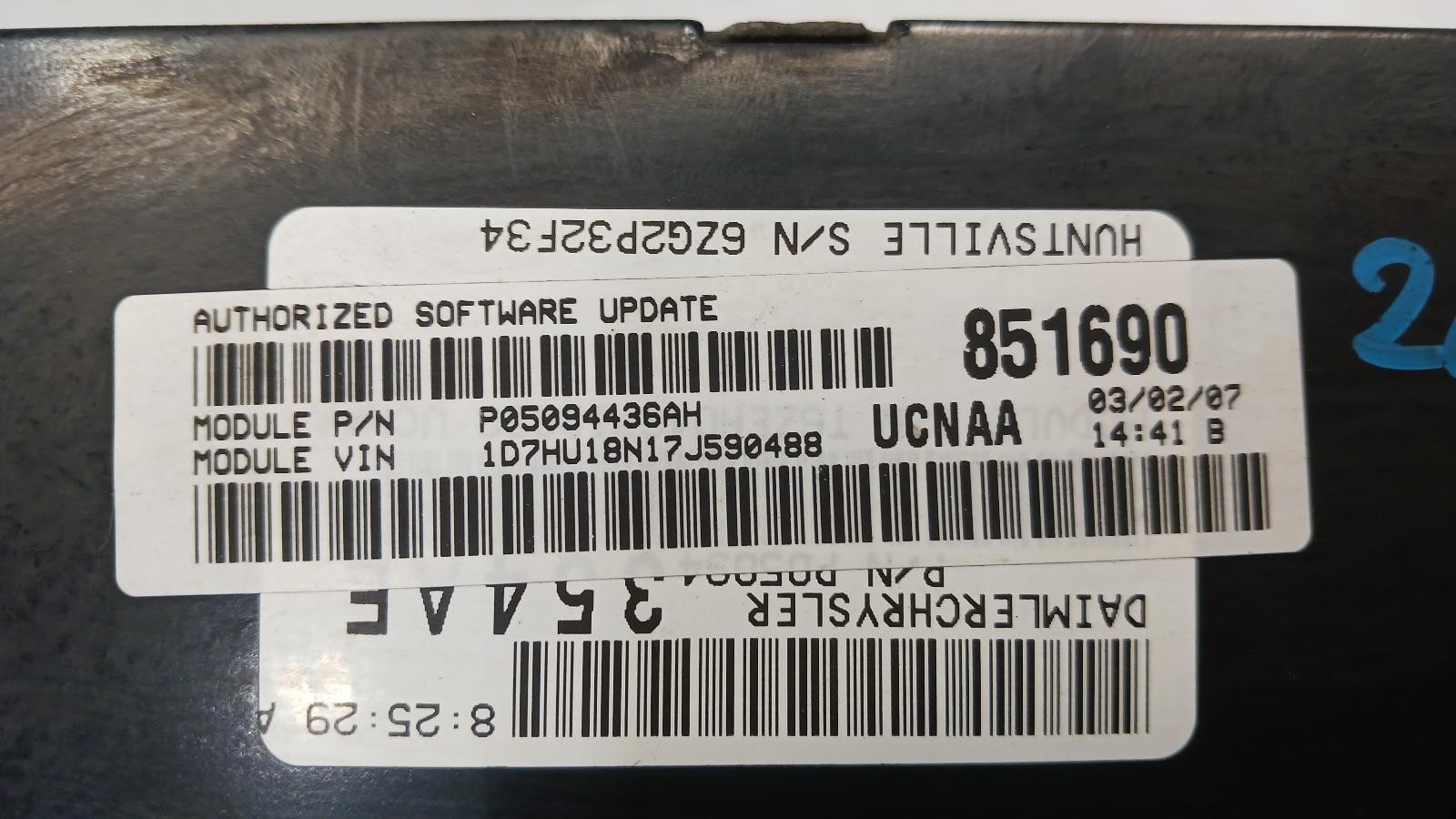 ’07 DODGE 1500 Electronic Control Module ECU 4.7L OEM 1 Year Warranty!