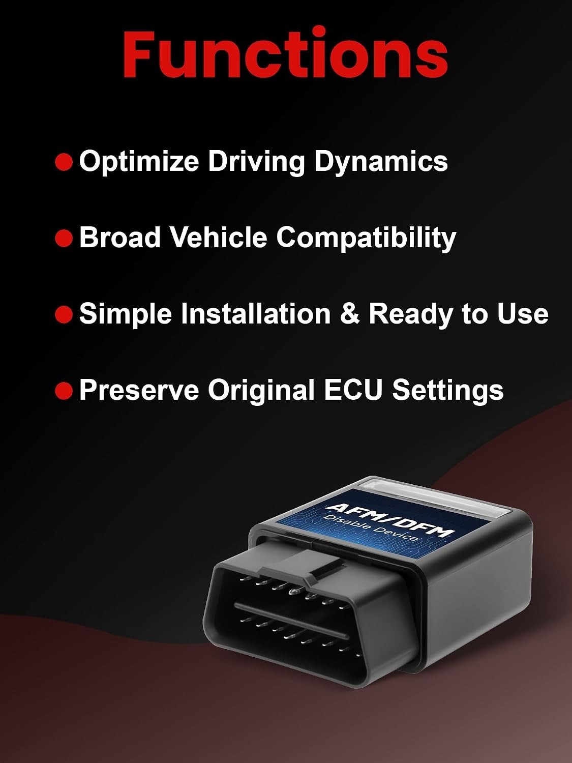 Fuel Management Disabler AG001 Compatible with Chevy Silverado Tahoe Sierra
