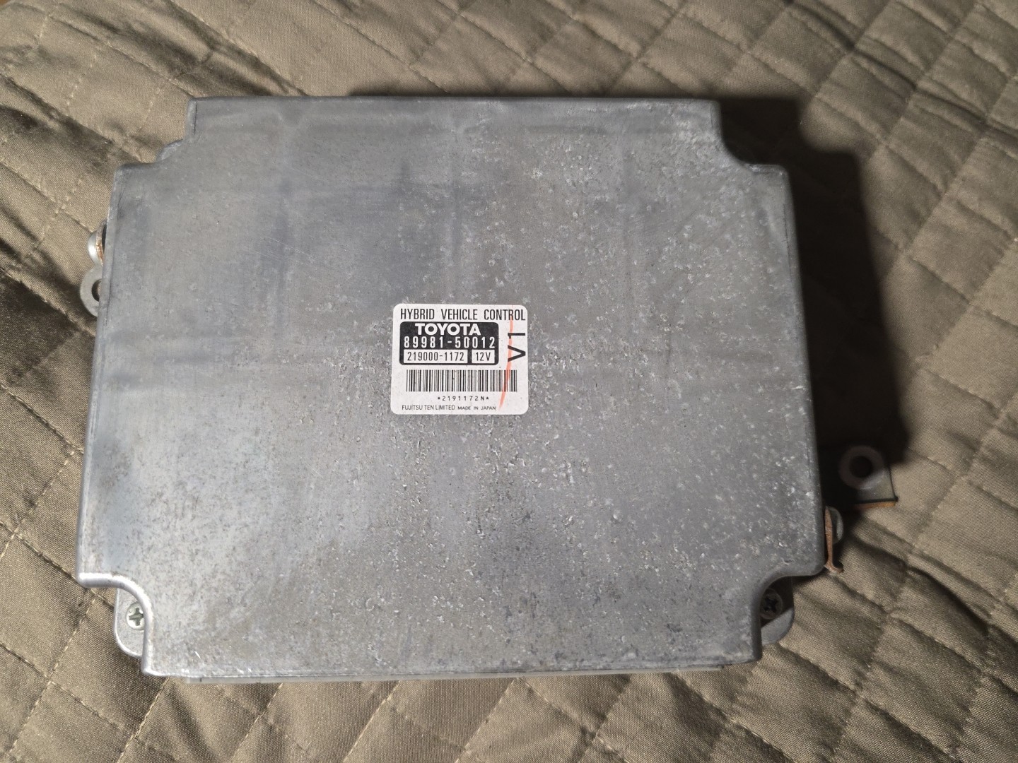 2008 LEXUS UVF46 LS600h ENGINE ELECTRIC HYBRID ECU CONTROL MODULE OEM