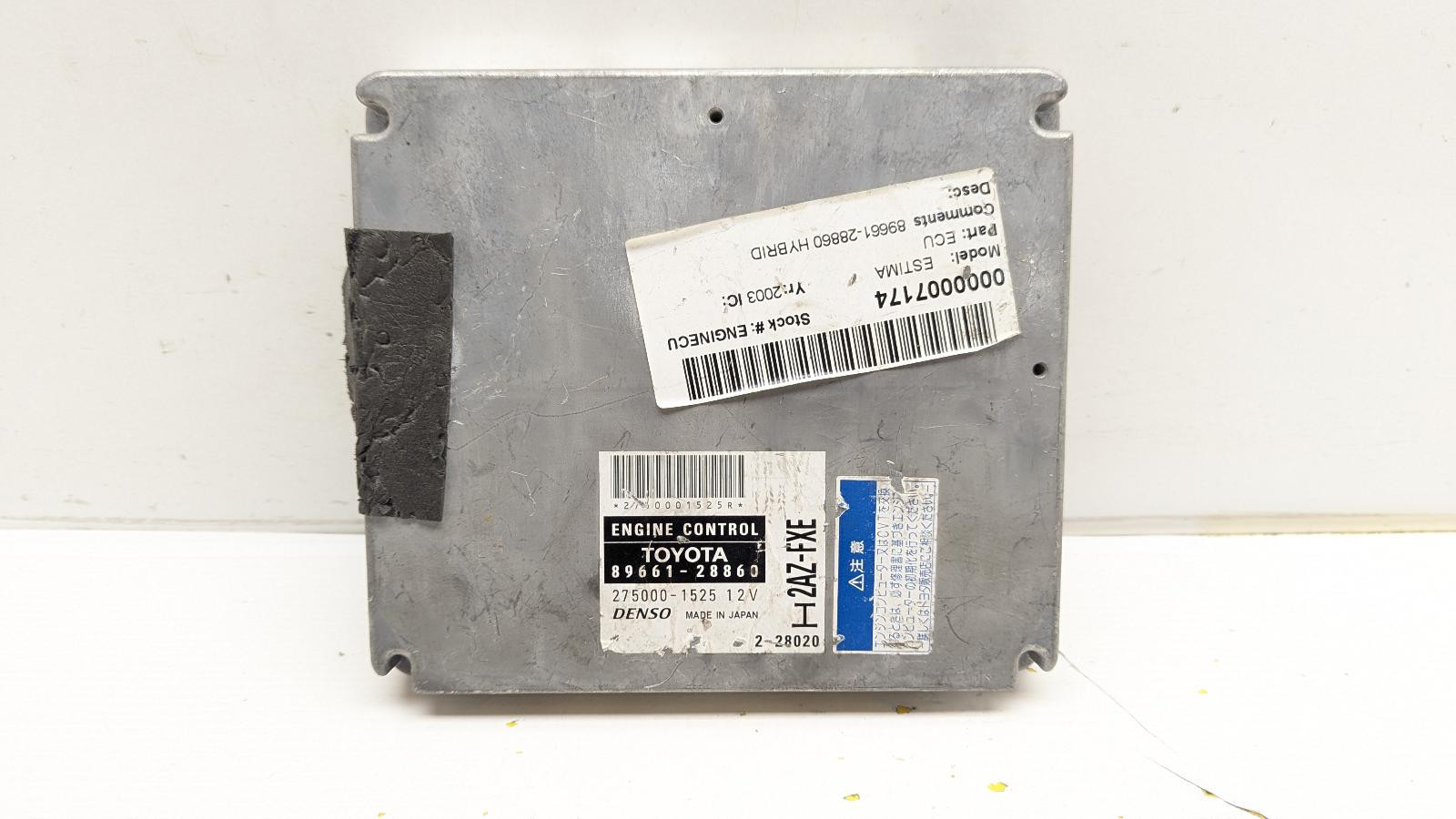 Toyota Estima Hybrid Mk2 2000 – 2006 ECU Engine 7174 89661-28860