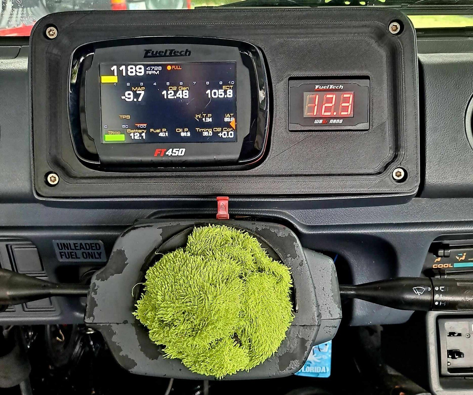Premium Samurai 1986-1988 Dash Cluster for Fuel tech FT450/550 & Wideband Nano