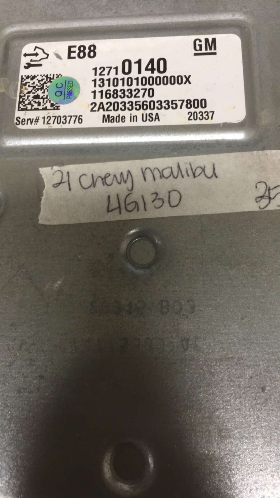 12710140 Chevy Malibu or Impala 2021 ecu ecm computer **TESTED**