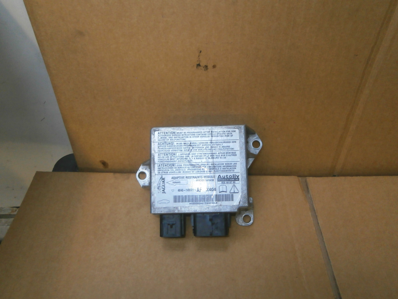 JAGUAR X TYPE 2005 SRS ECU MODULE 4X43-14B321-AF