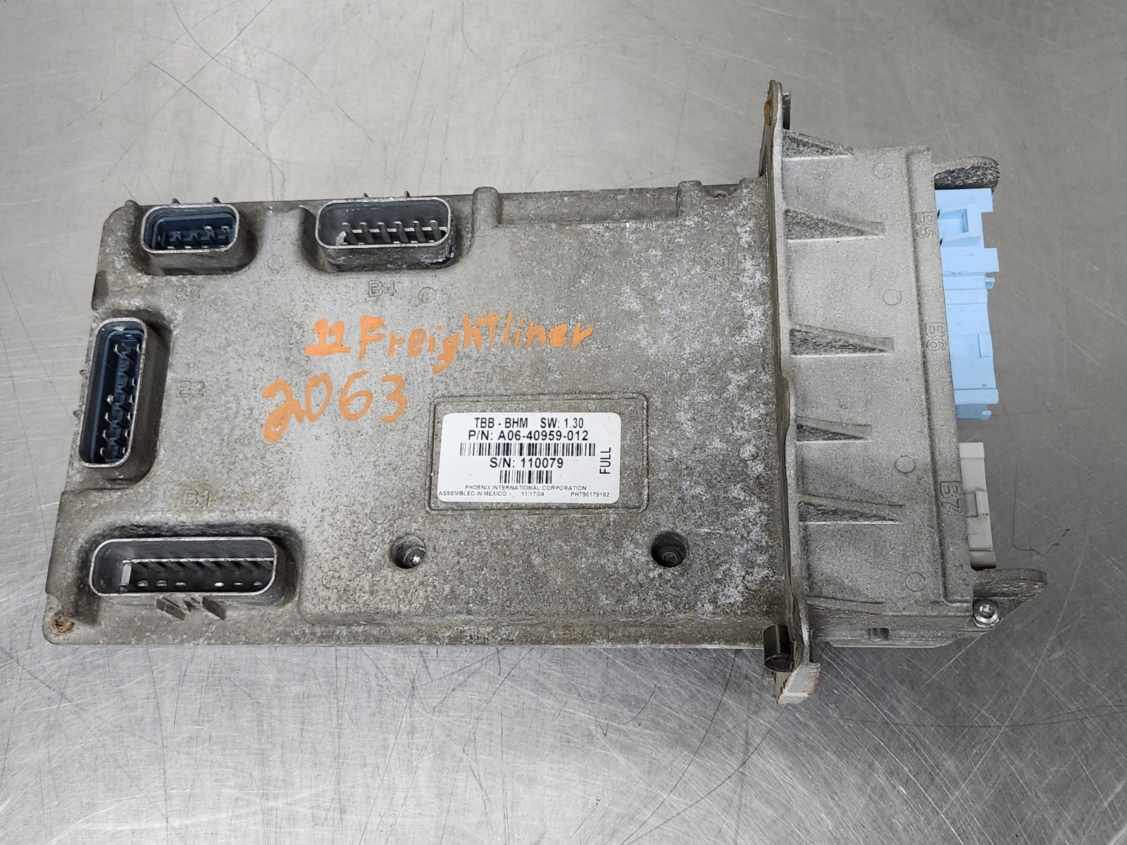 11 B2 Freightliner ECC Electronic Chassis Control Module A06-40959-012 TBB-BHM