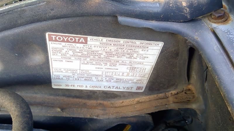 Chassis ECM Cruise Control Right Hand Kick Panel Fits 87-91 CAMRY 174764