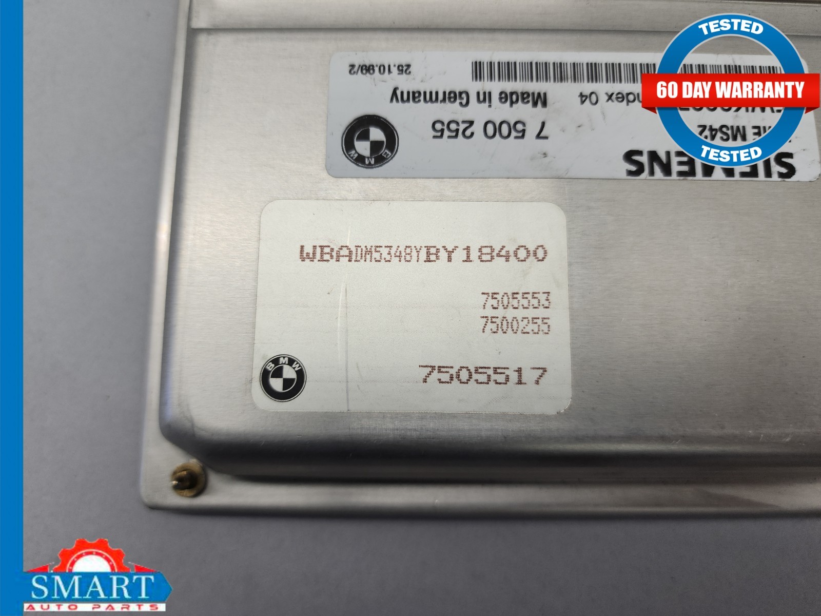 BMW E39 528i Engine Control Computer Module ECU 99-00 OEM Tested