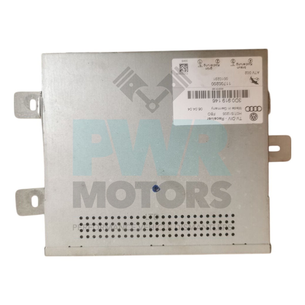 BENTLEY Continental Gt TV Tuner Analogue Receiver Unit 3D0919146