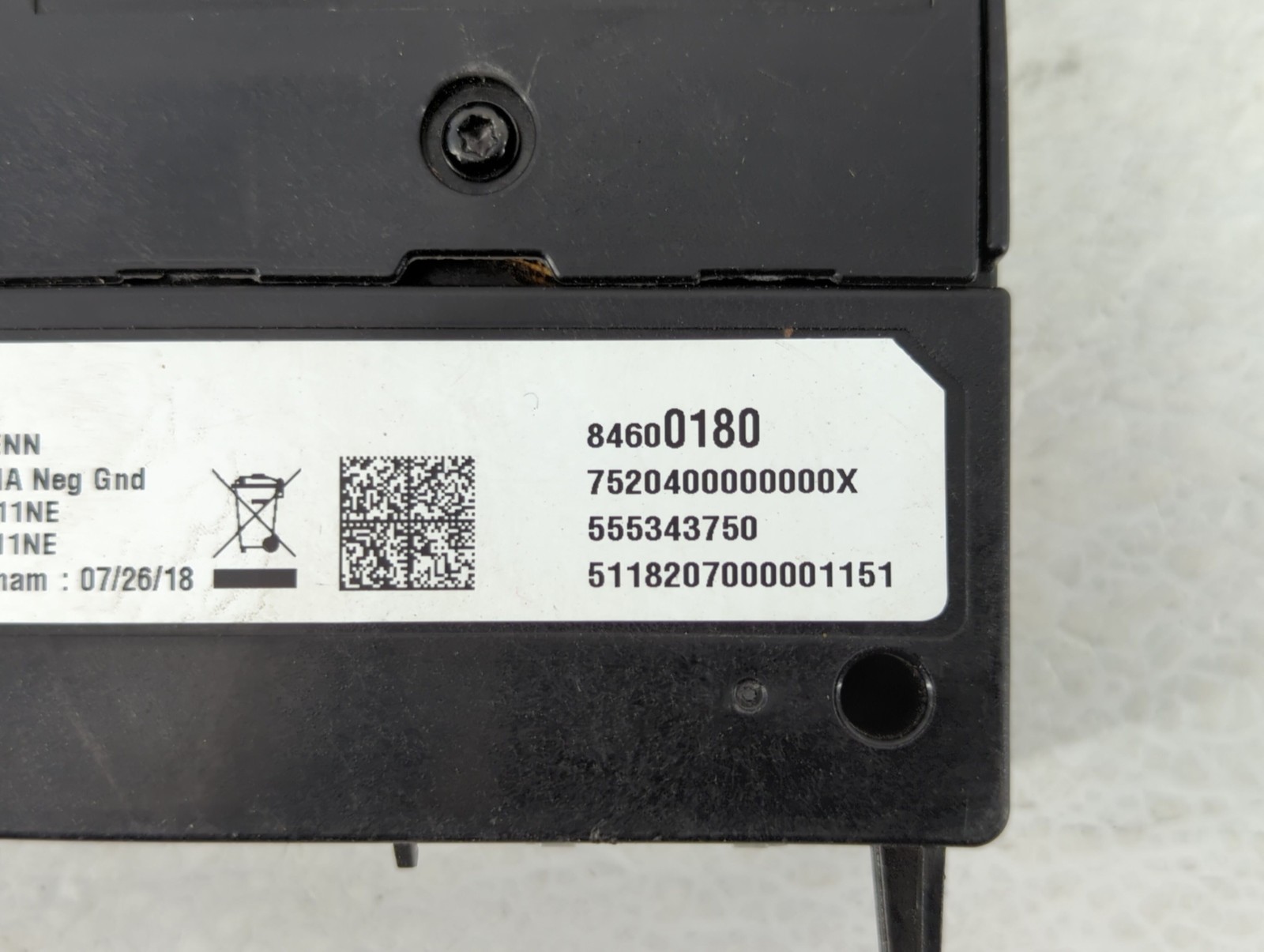 2018-2019 Gmc Terrain Chassis Control Module Ccm Bcm Body Control GTKVG