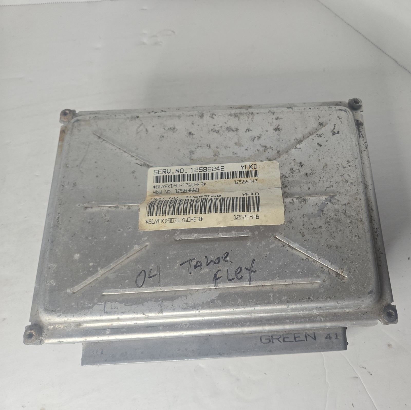 PCM 12586242. YFKD. HDW 12583660 P23199 Blue. completely untested Delphi Auto