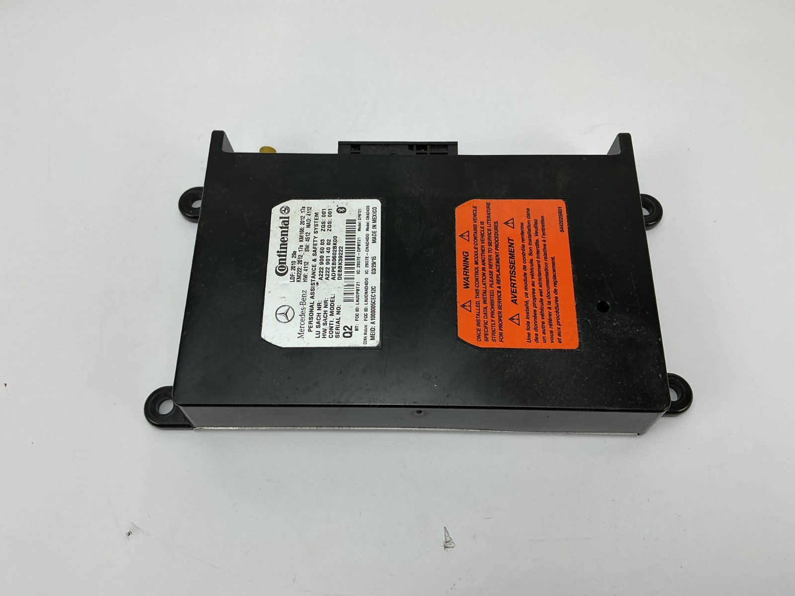 2013-2016 Mercedes-Benz GL63 AMG X166 Bluetooth Communication Control Module OEM