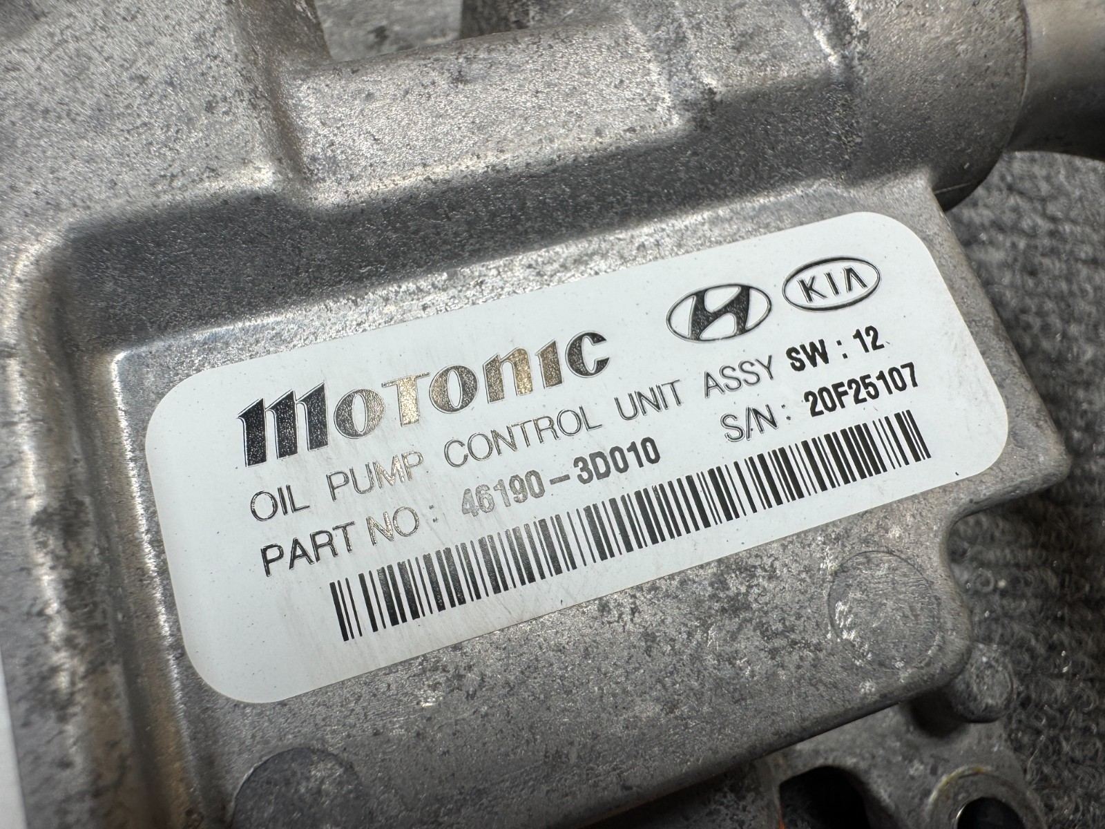 HYUNDAI SONATA HYBRID 20-23 AUTO TRANSMISSION OIL PUMP CONTROL MODULE OEM 48K