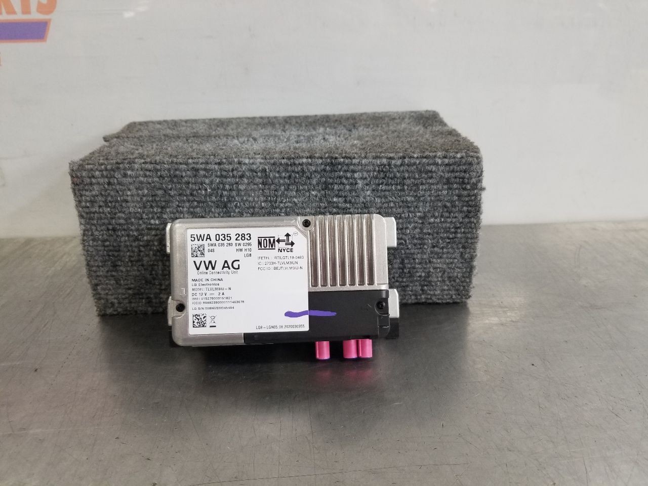 21 2021 VOLKSWAGEN GOLF GTI COMMUNICATION CONTROL UNIT 5WA035283