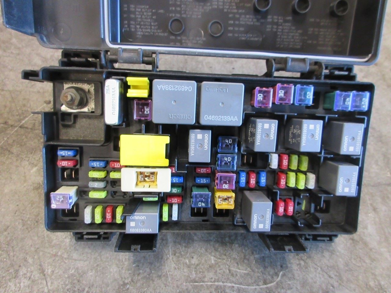 2016 Jeep Wrangler JK OEM TIPM Totally Integrated Power Module Fuse Box 68273365