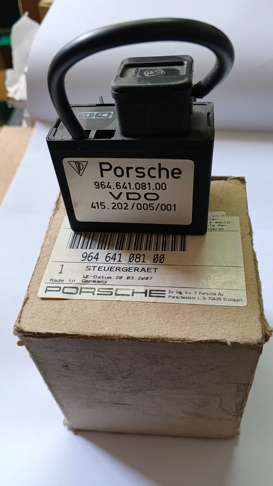 Genuine Porsche 964 VDO Control Module OEM 96464108100 New NOS